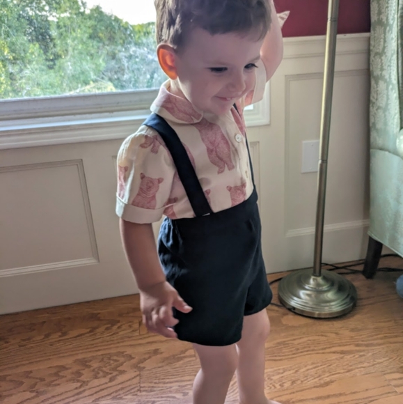 Handmade 1960s pattern toddler suit - Picture 4 of 5